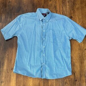 Architect Men's Blue Casual Button Down Shirt XL Plaid